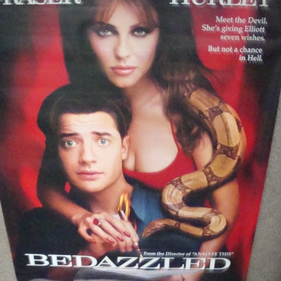 BEDAZZLED - MOVIE BANNER WITH BRENDAN FRASER AND ELIZABETH HURLEY - Picture 2 of 5